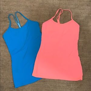 Lululemon Power Y Tanks, Size 4